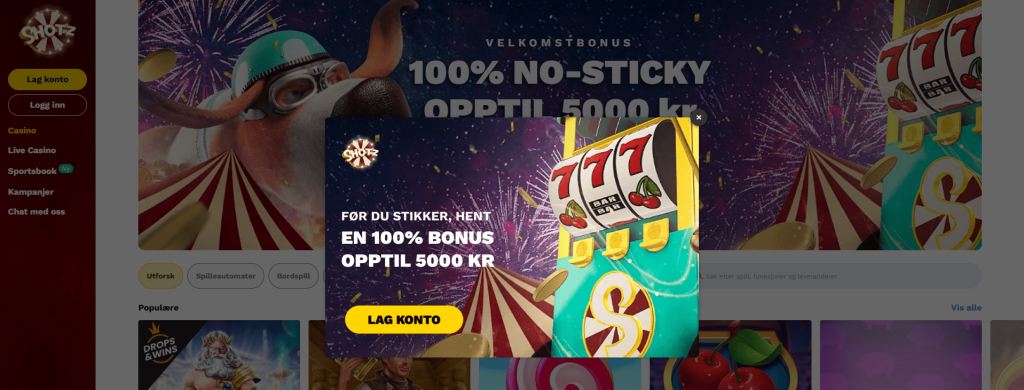 shotz casino