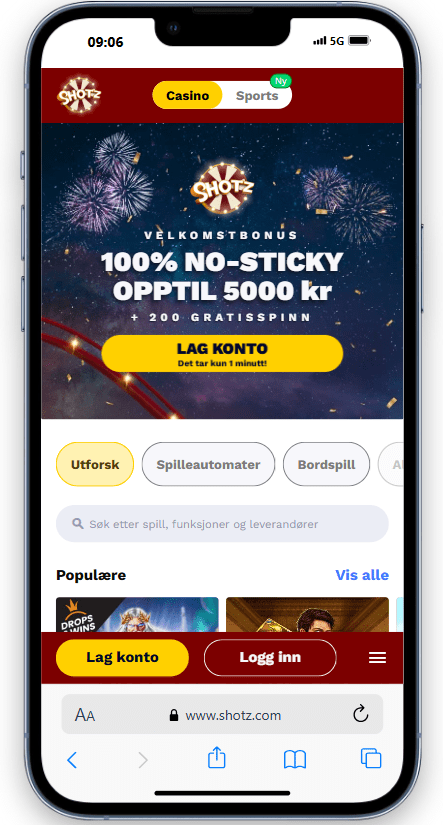 shotz casino app